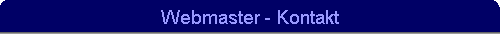 Webmaster - Kontakt